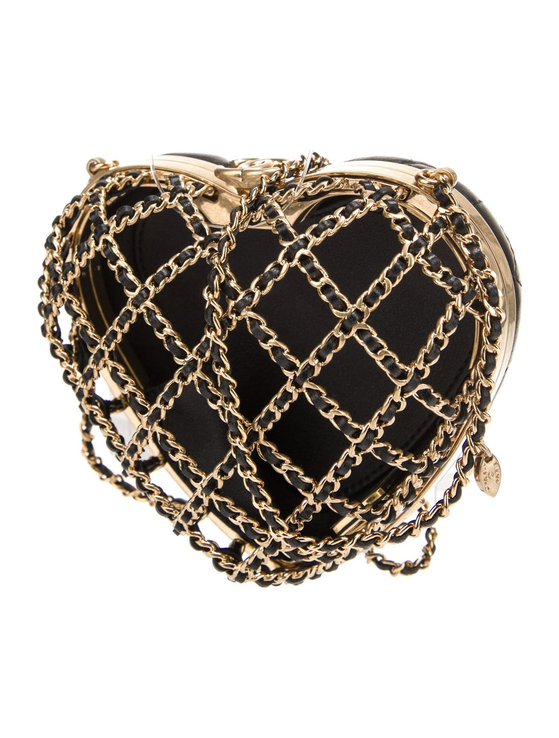 Chanel 2023 CC Heart Minaudiere Bag