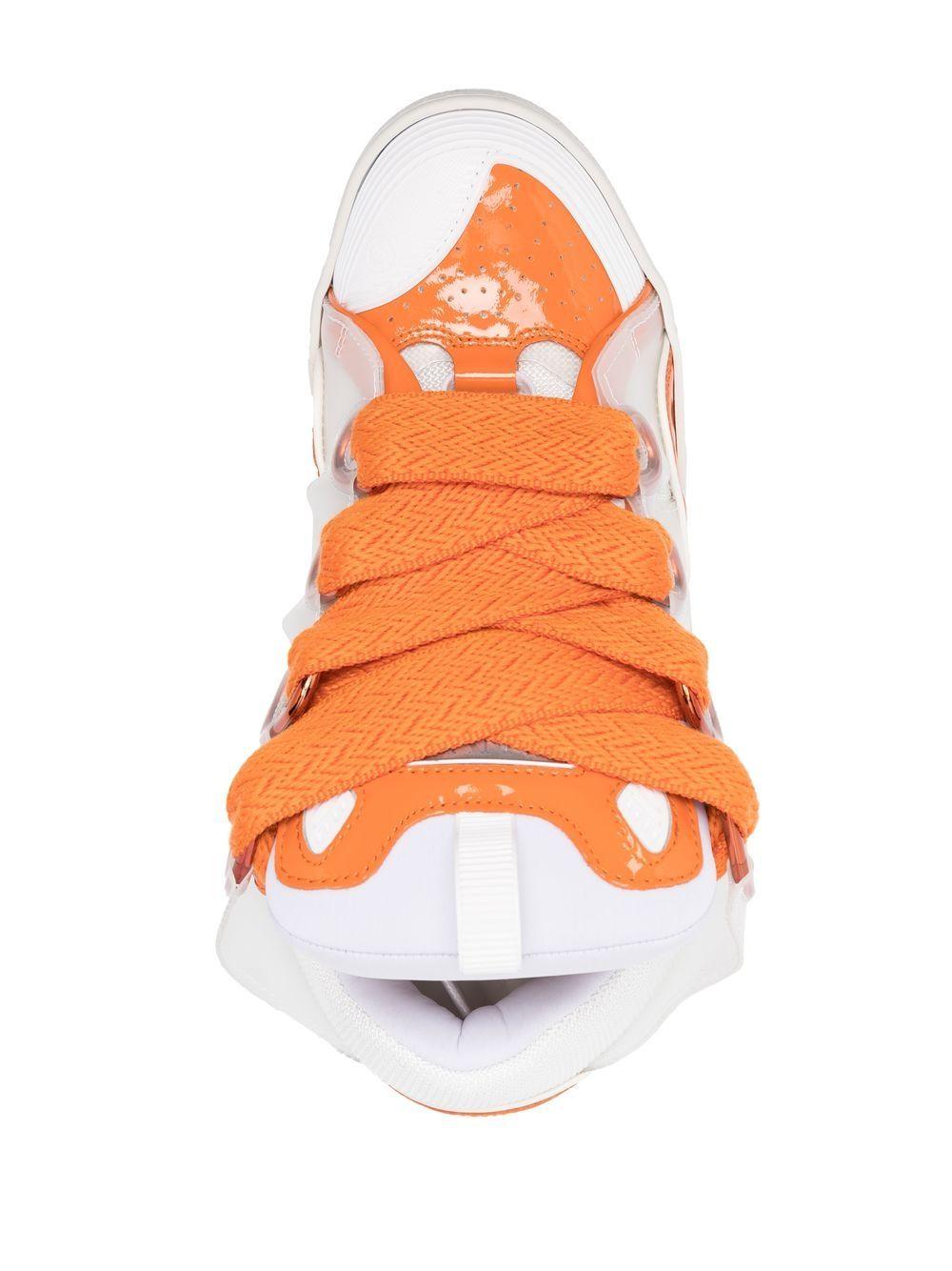 ORANGE AND WHITE LANVIN - SNEAKER - SleekGait