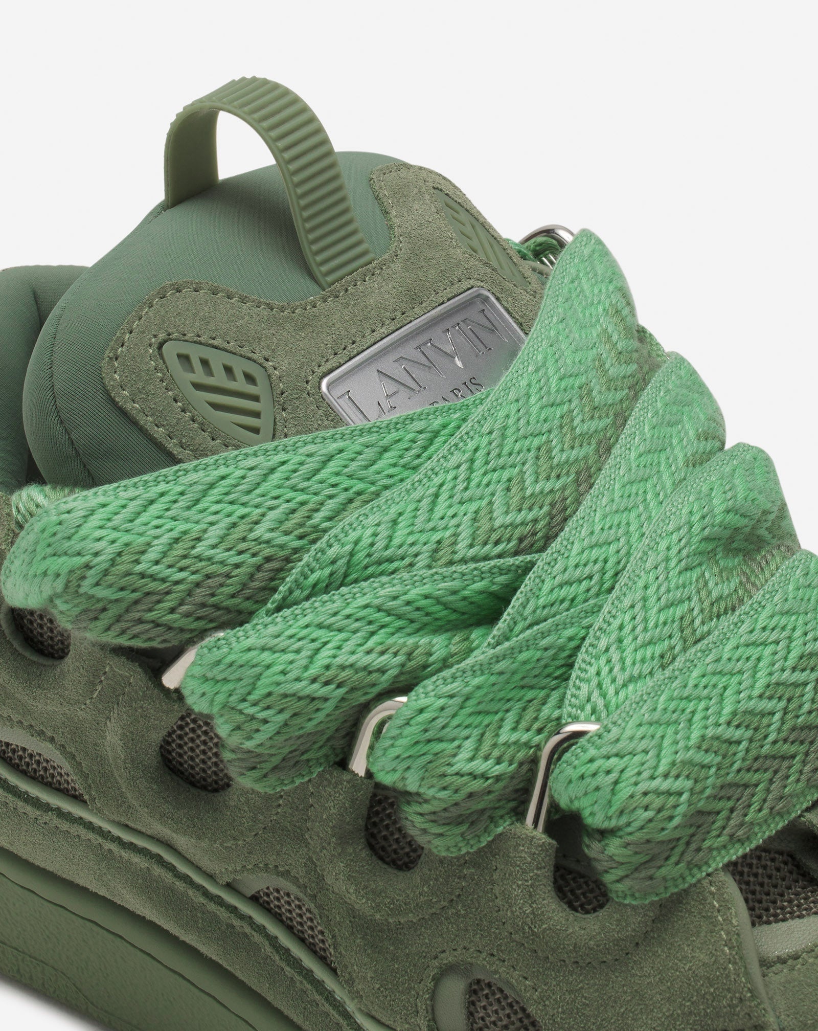 Lanvin CURB LEATHER SNEAKERS