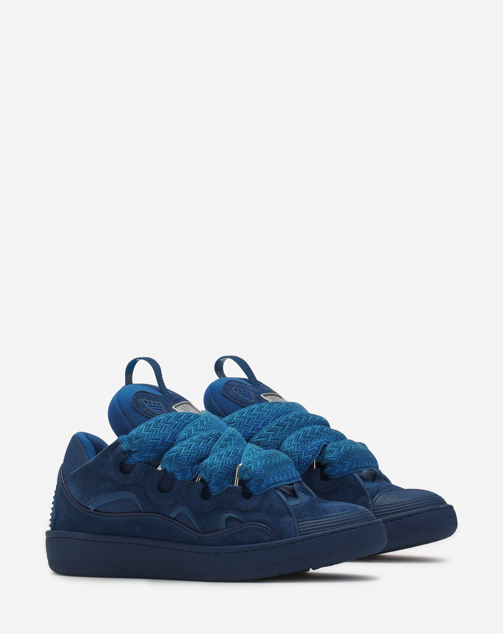 Lanvin LEATHER CURB SNEAKERS