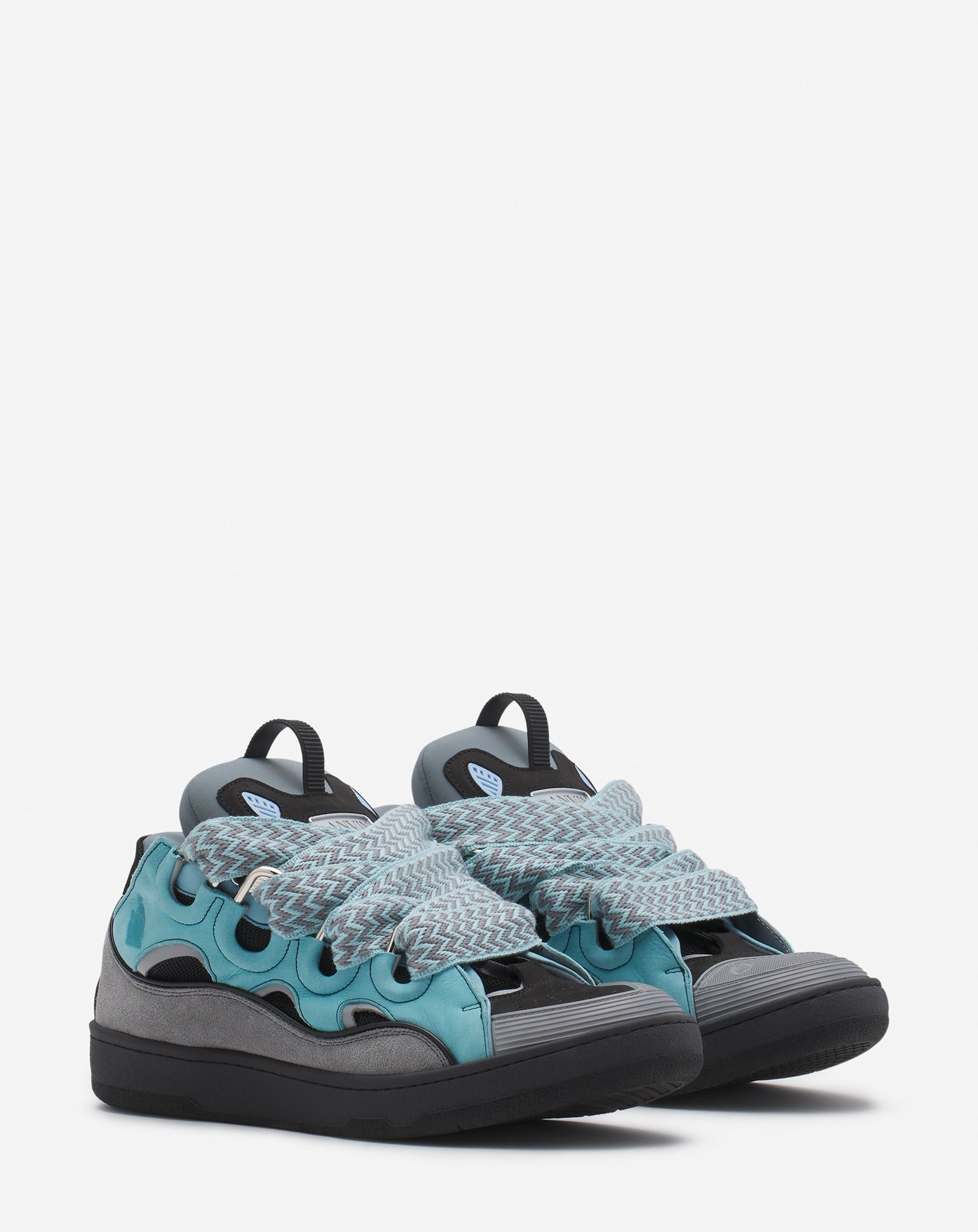 Lanvin LEATHER CURB SNEAKERS