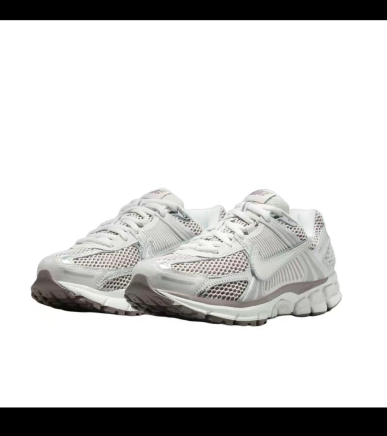 Nike Zoom Vomero 5 Metallic Silver Platinum Violet Women's Perfect Daily Casual Comfort Fashion Footwear Walking Running Sneakers Shoe Girl