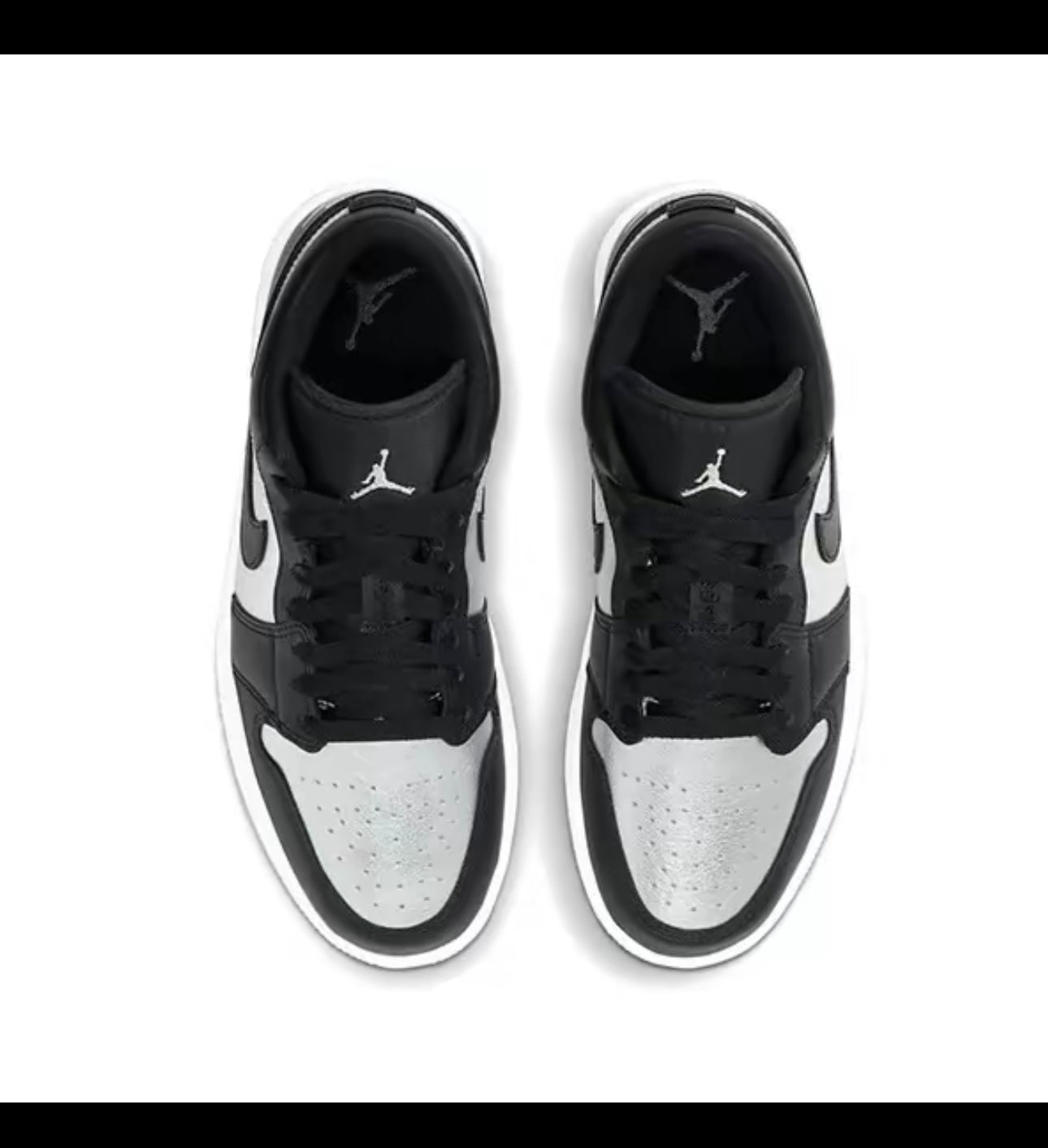 Nike Air Jordan 1 Low SE Silver Toe Women's Perfect Low Top Sneakers Walking Shoe Fashion