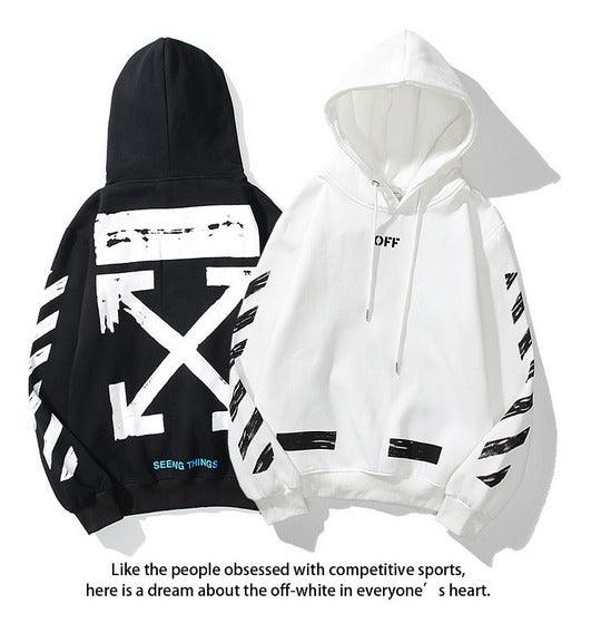 OFF WHITE - HOODIE - SleekGait