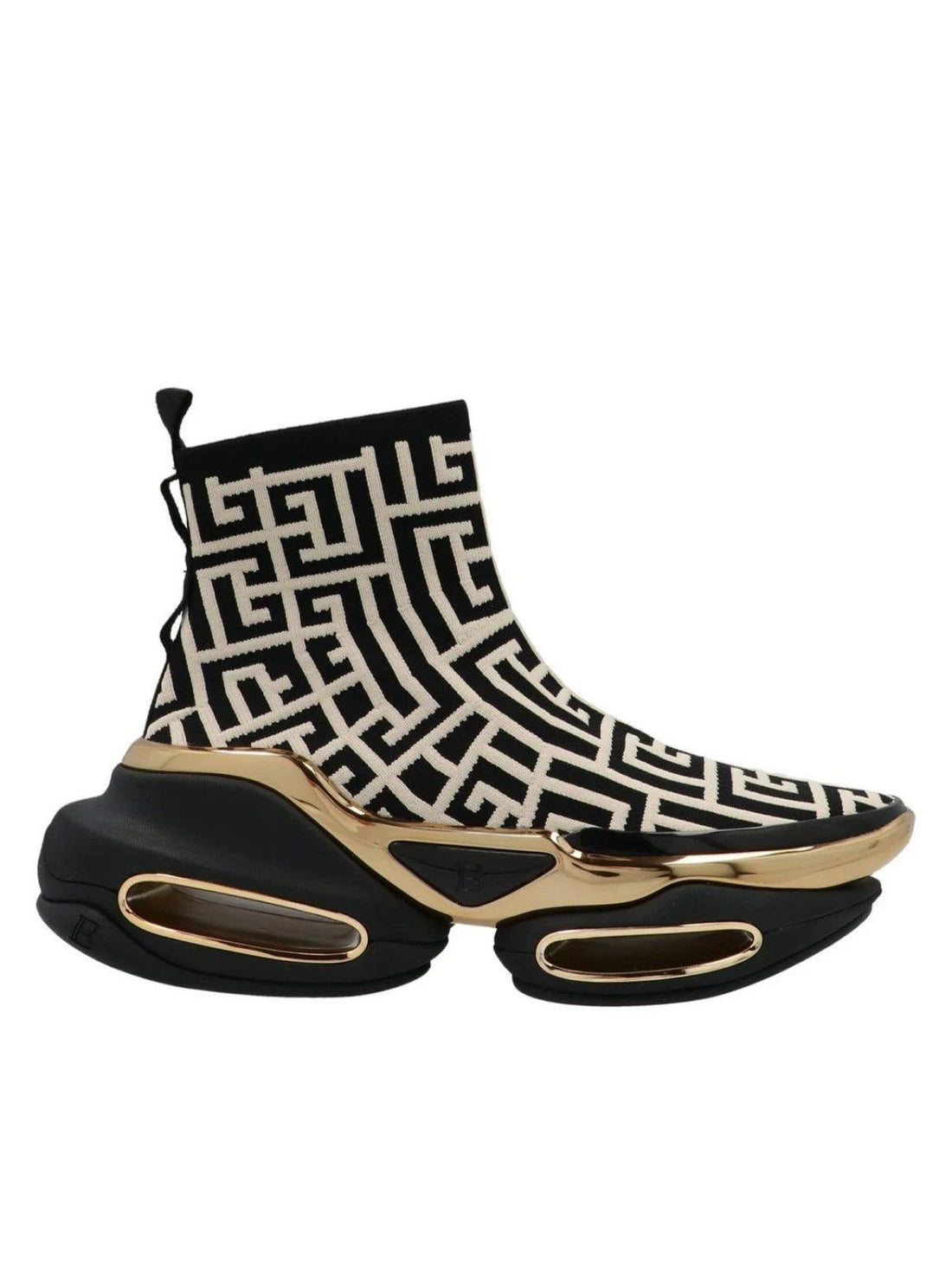 Balmain B-Bold Monogram Slip-On Sneakers - SleekGait