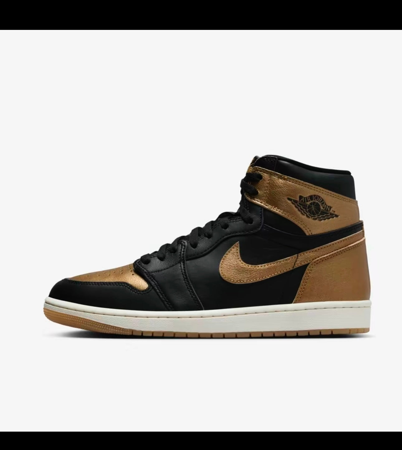 Nike Air Jordan 1 High OG Black Metallic Gold