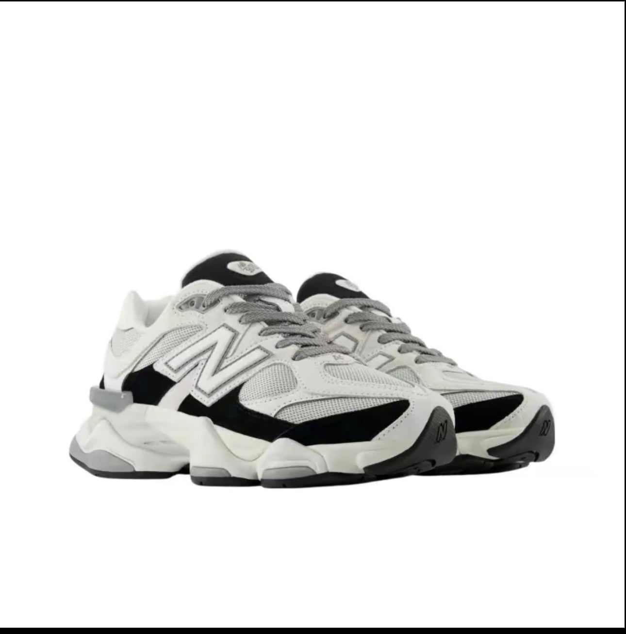 New Balance 9060 Reflection Black Men's Unisex Perfect Neutral Walking Sneakers Trendy Comfort Fashion Footwear Trainer