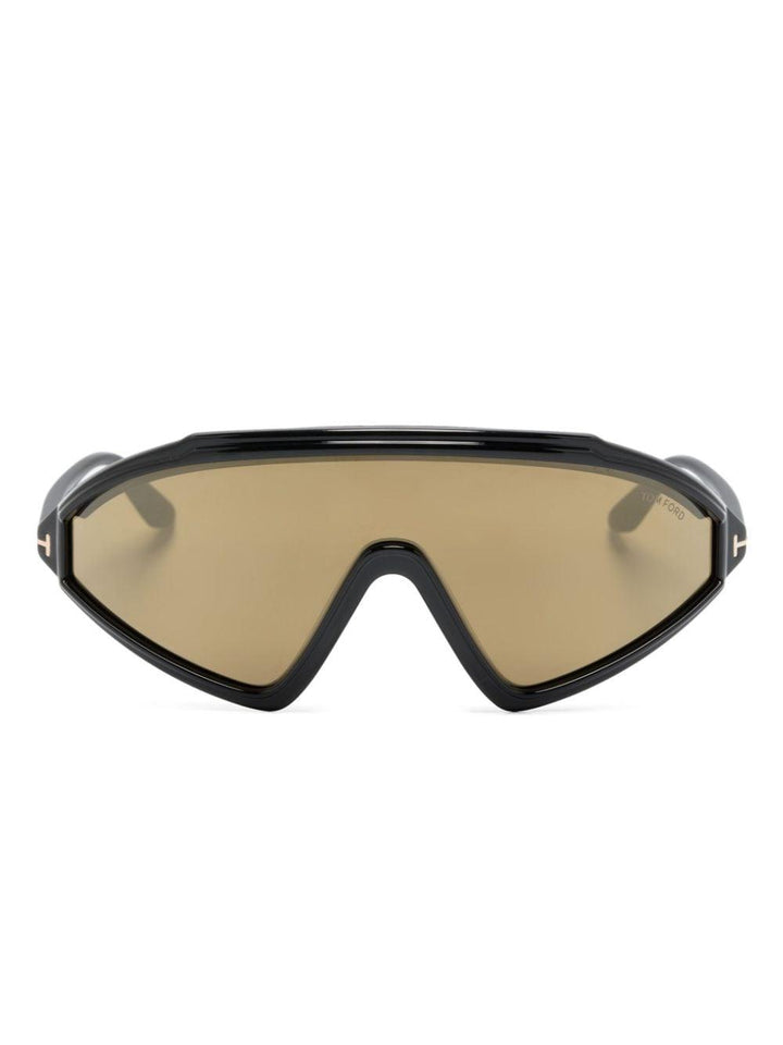 TOM FORD EYEWEAR Shield Frame Acetate Sunglasses - SleekGait