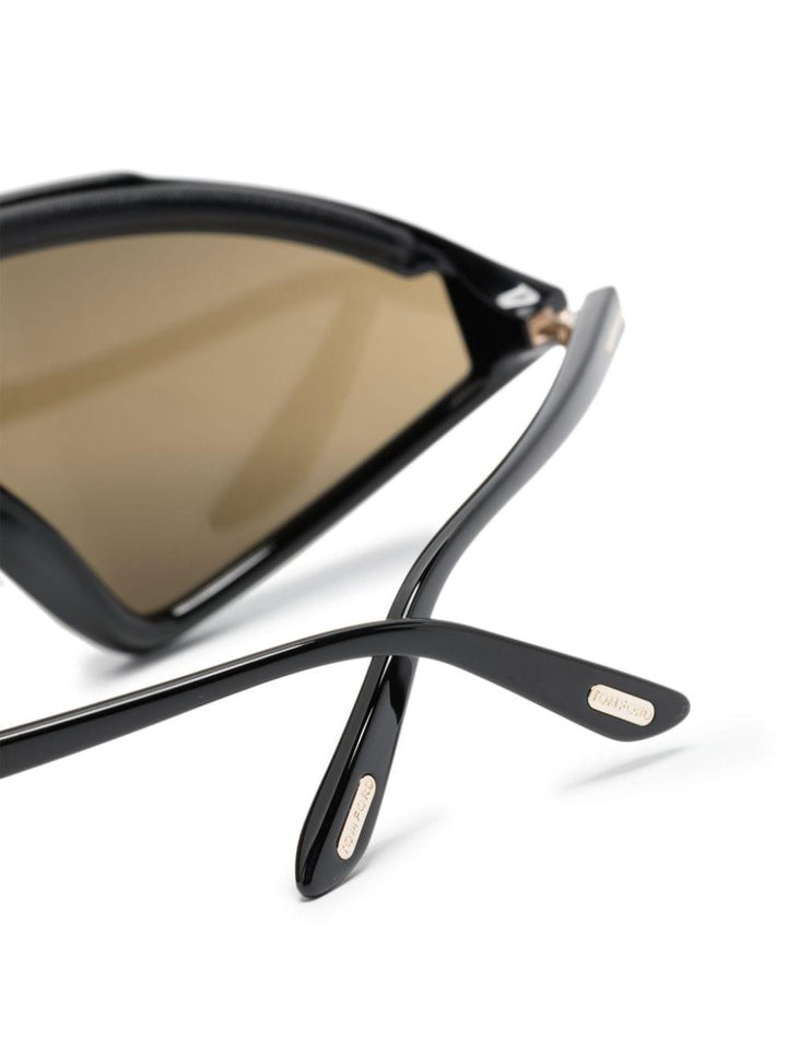 TOM FORD EYEWEAR Shield Frame Acetate Sunglasses - SleekGait