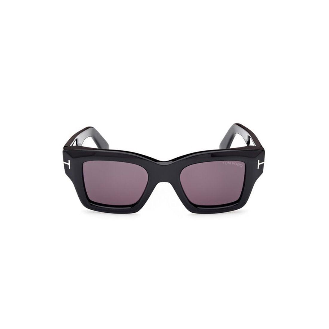 TOM FORD Ilias Shiny Black Smoke Sunglasses - SleekGait