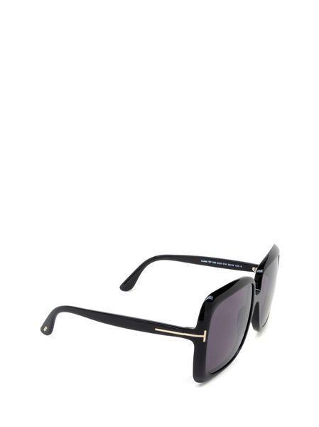 TOM FORD Sophisticated Shades for Men in Shiny Black and Smoke - SleekGait