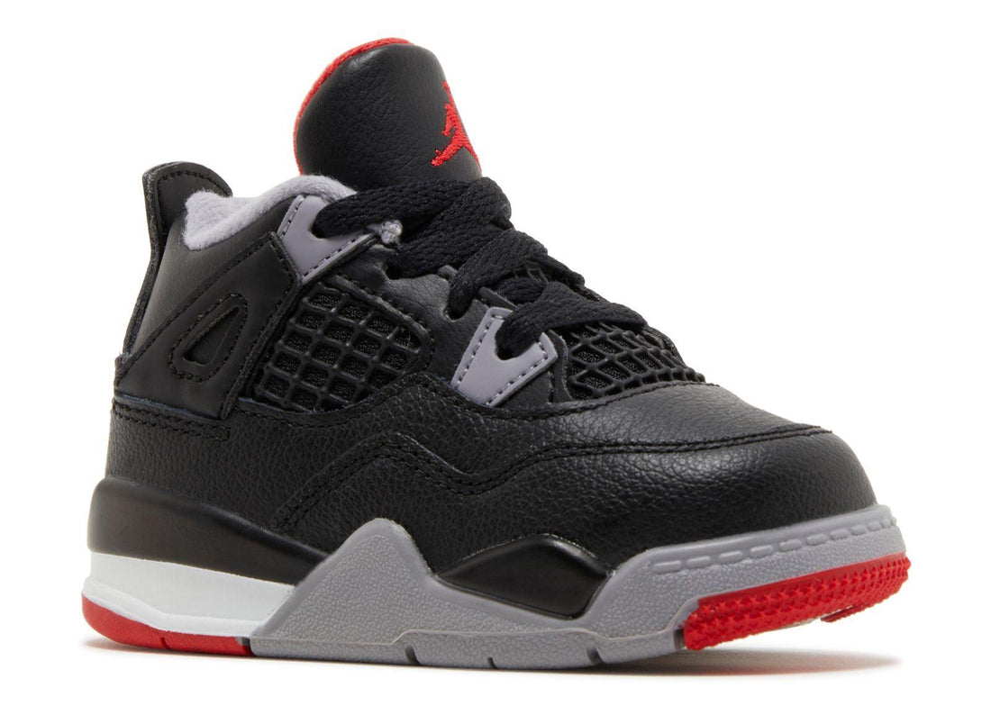 Air Jordan 4 Retro 'Bred Reimagined' TD/PS - SleekGait