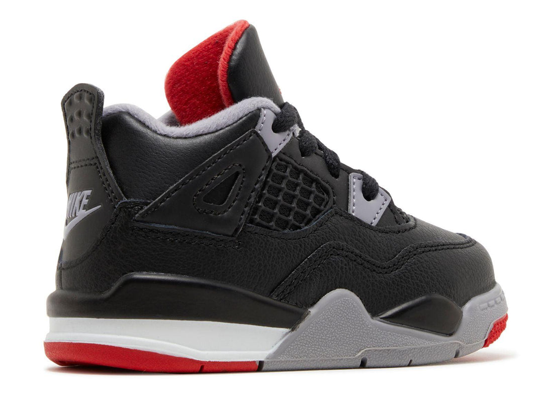 Air Jordan 4 Retro 'Bred Reimagined' TD/PS - SleekGait