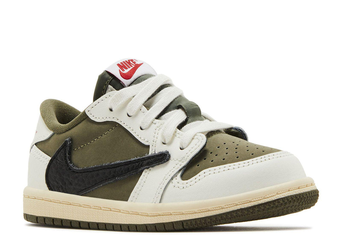 Travis Scott X Air Jordan 1 Low 'Medium Olive" TD/PS - SleekGait