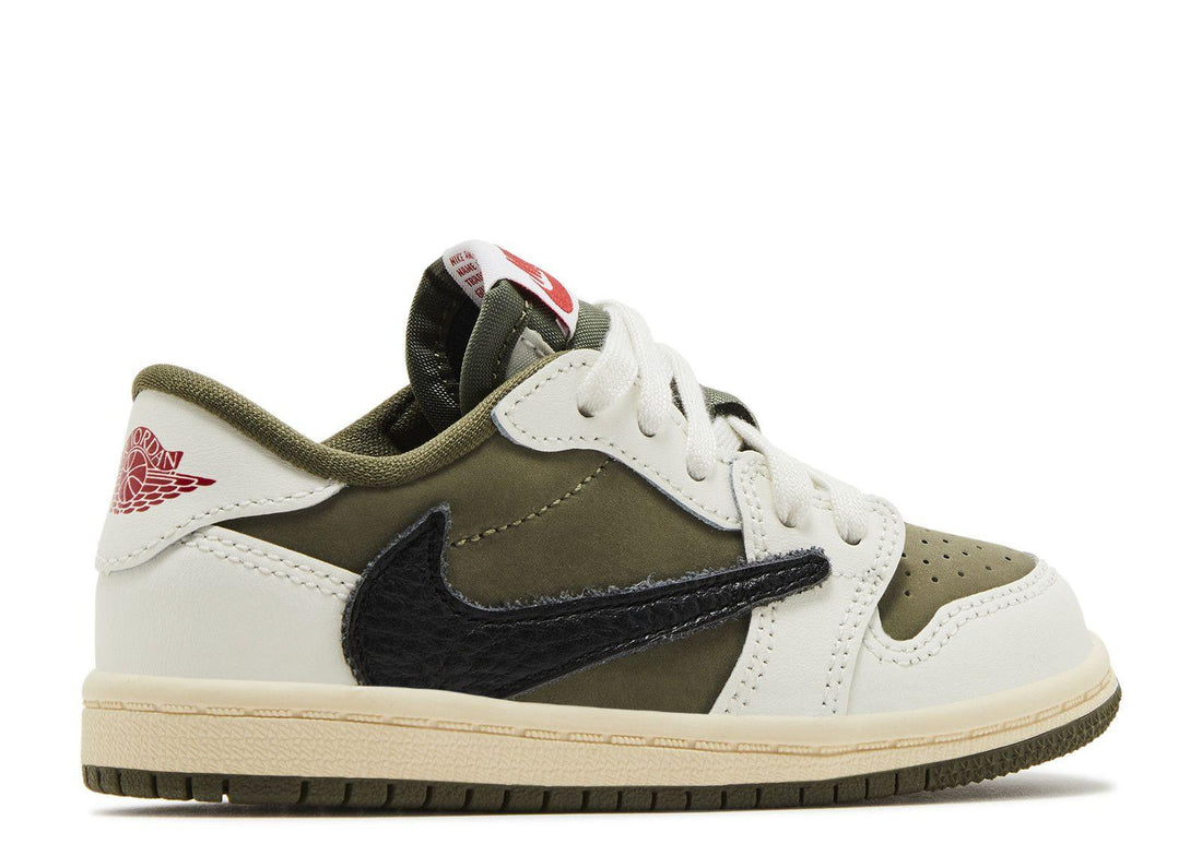 Travis Scott X Air Jordan 1 Low 'Medium Olive" TD/PS - SleekGait