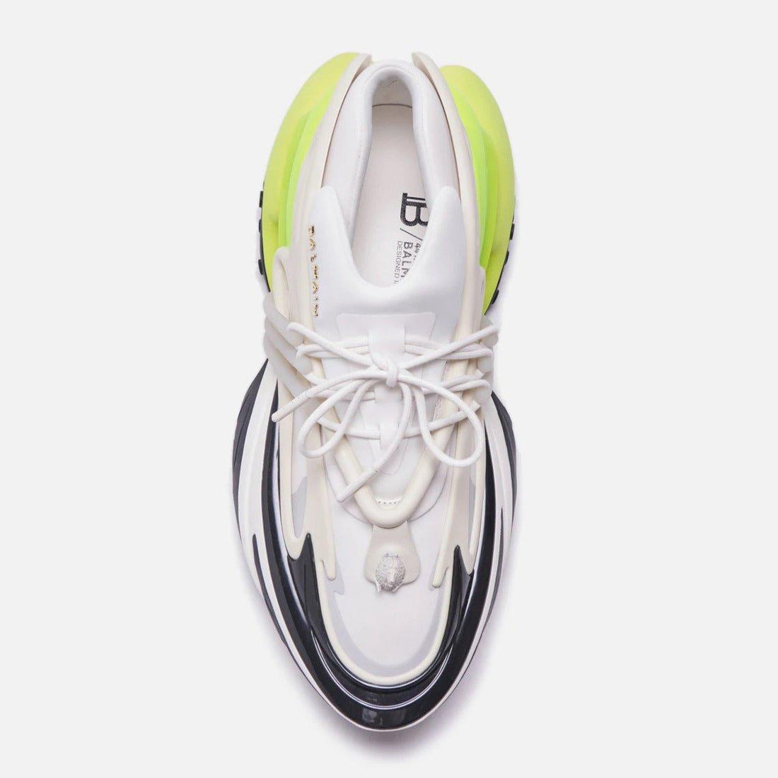 Balmain chunky ‘Unicorn’ sneaker White Green - SleekGait