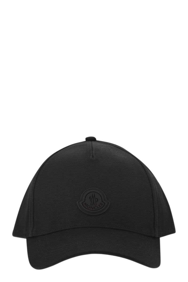 MONCLER Classic Cotton Gabardine Baseball Cap