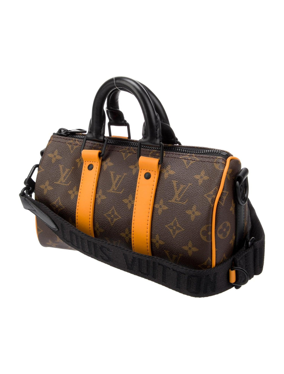 Louis Vuitton Monogram Macassar Keepall Bandoulière 25