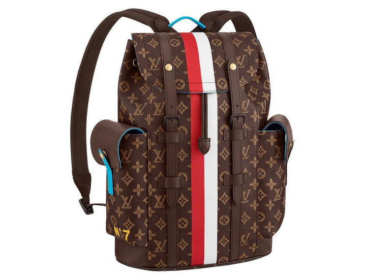 LOUIS VUITTON Christopher Men's Backpack Monogram Brown