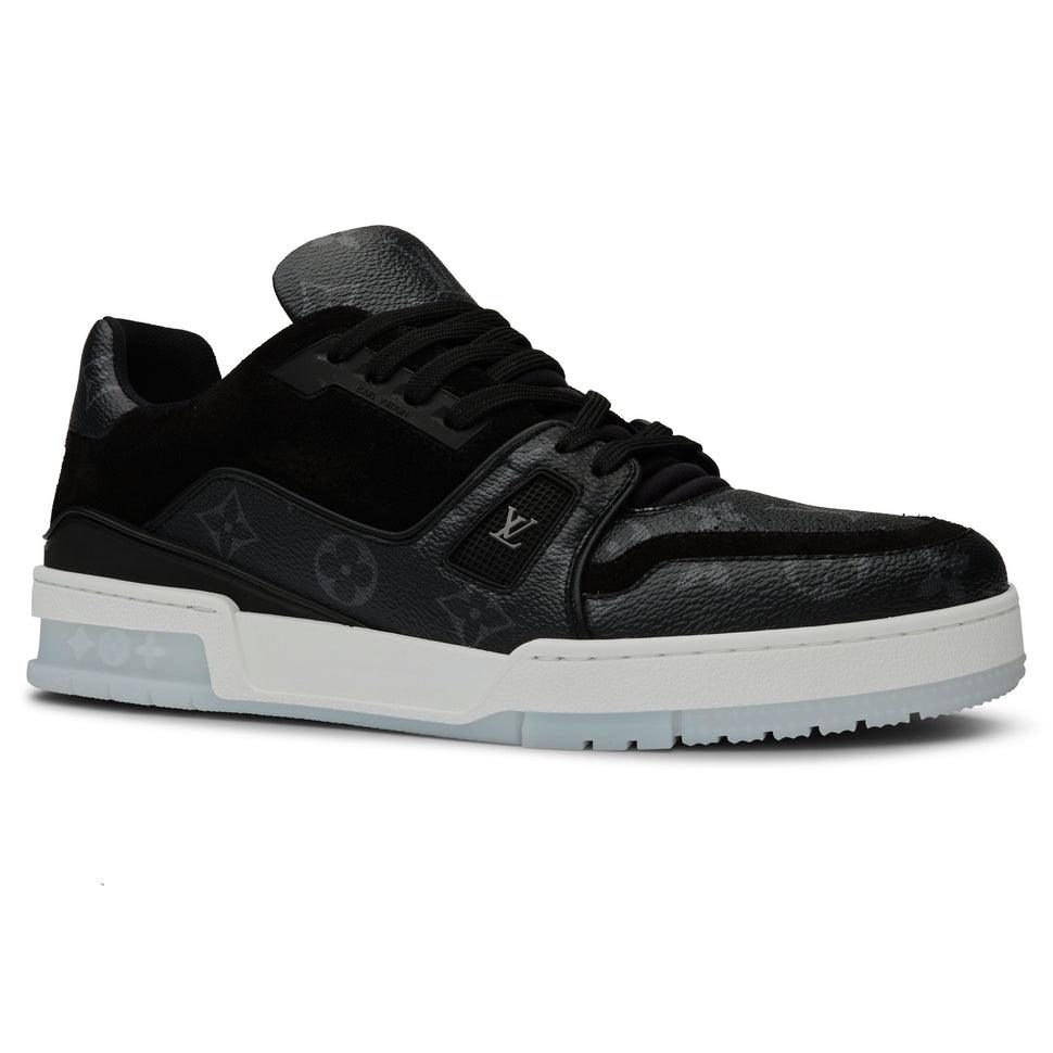 LOUIS VUITTON LV TRAINER BLACK SNEAKER - SleekGait