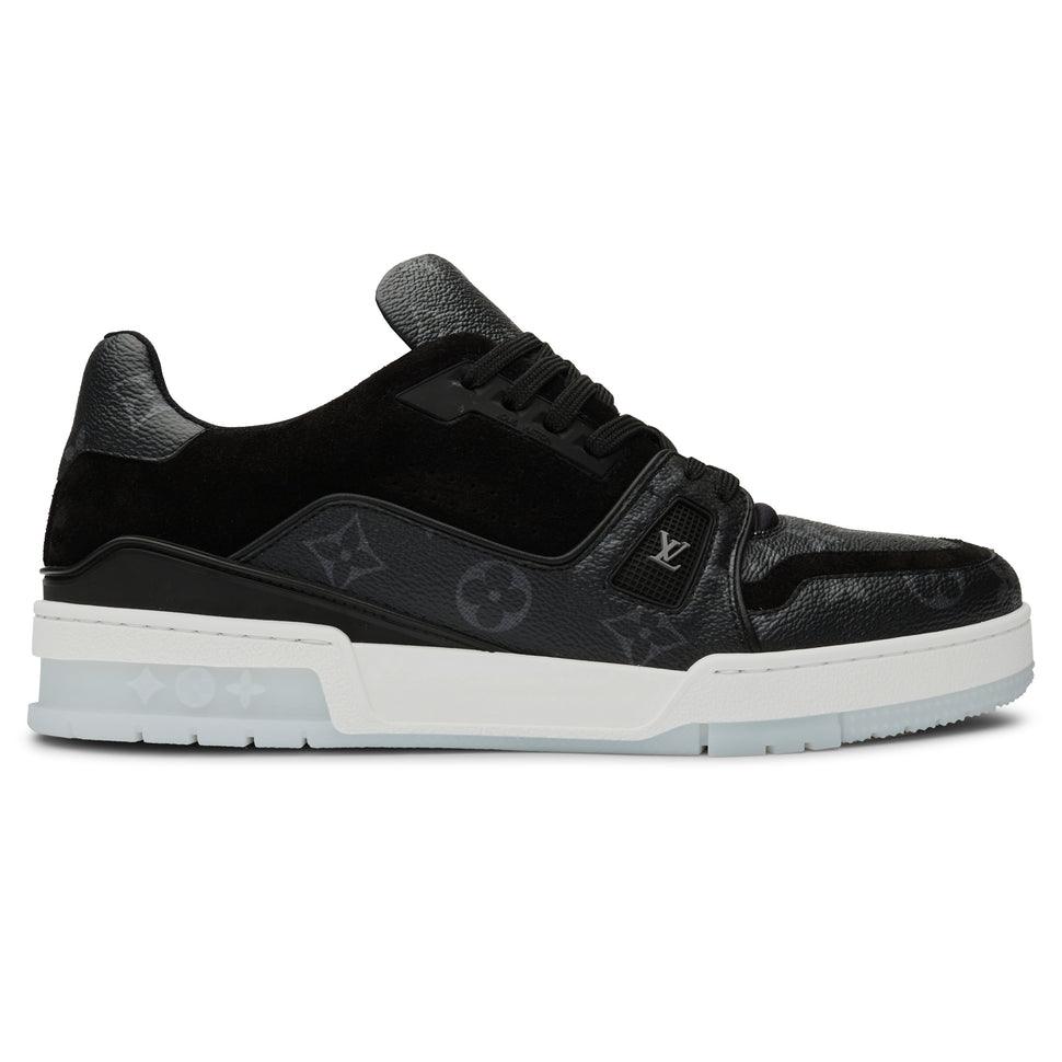 LOUIS VUITTON LV TRAINER BLACK SNEAKER - SleekGait