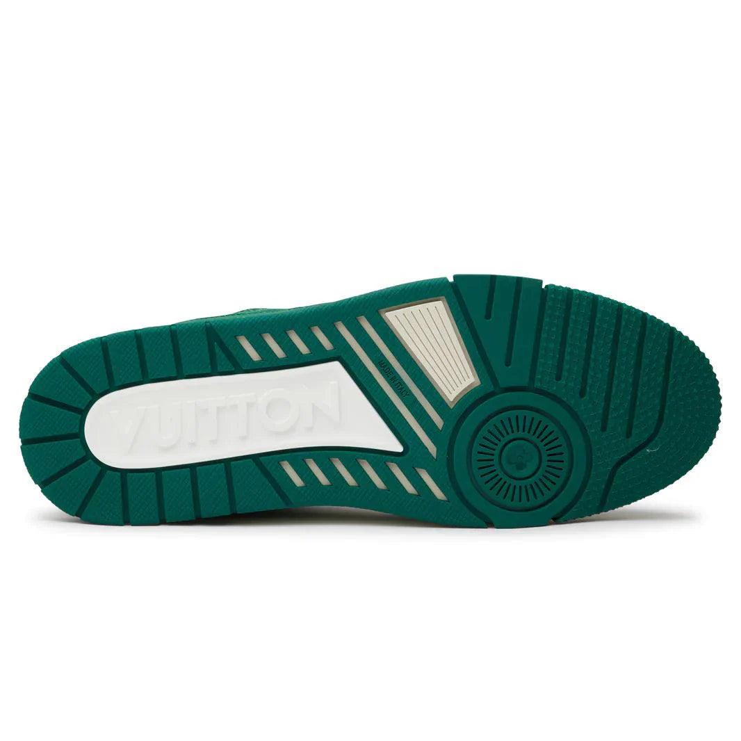 Sneaker LV Trainer 'Green' - SleekGait