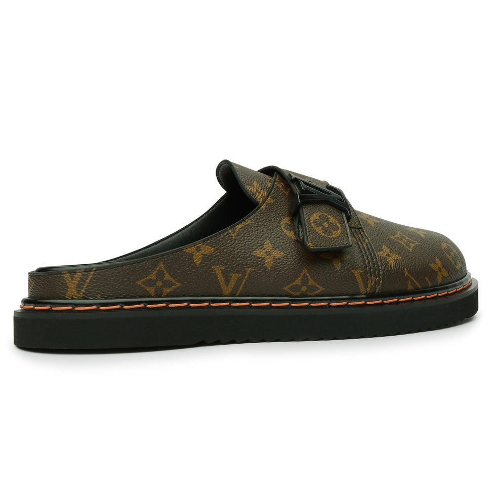 LOUIS VUITTON MONOGRAM LV EASY BROWN MULE - SleekGait