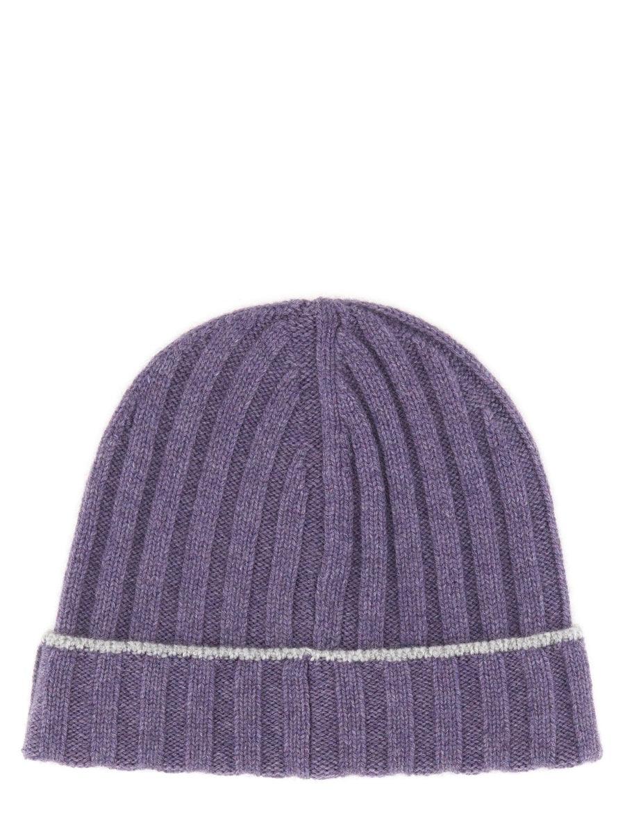 BRUNELLO CUCINELLI Classic Ribbed Cashmere Knit Beanie - SleekGait