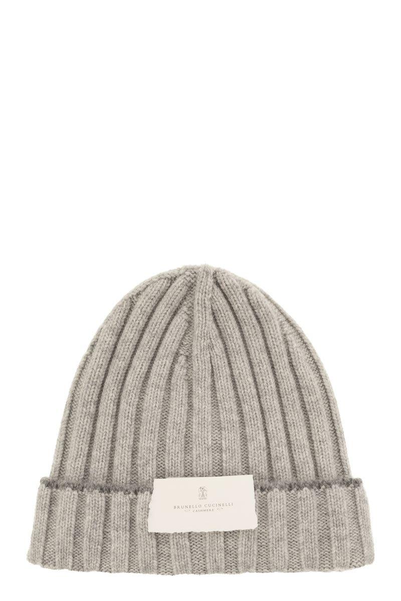 BRUNELLO CUCINELLI Classic Ribbed Cashmere Knit Beanie - SleekGait