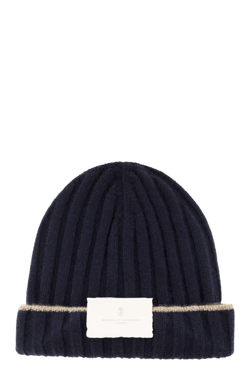 BRUNELLO CUCINELLI Classic Ribbed Cashmere Knit Beanie - SleekGait