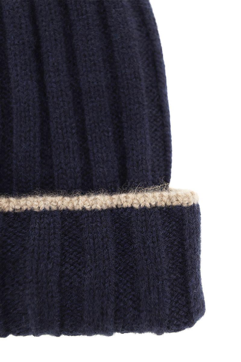 BRUNELLO CUCINELLI Classic Ribbed Cashmere Knit Beanie - SleekGait