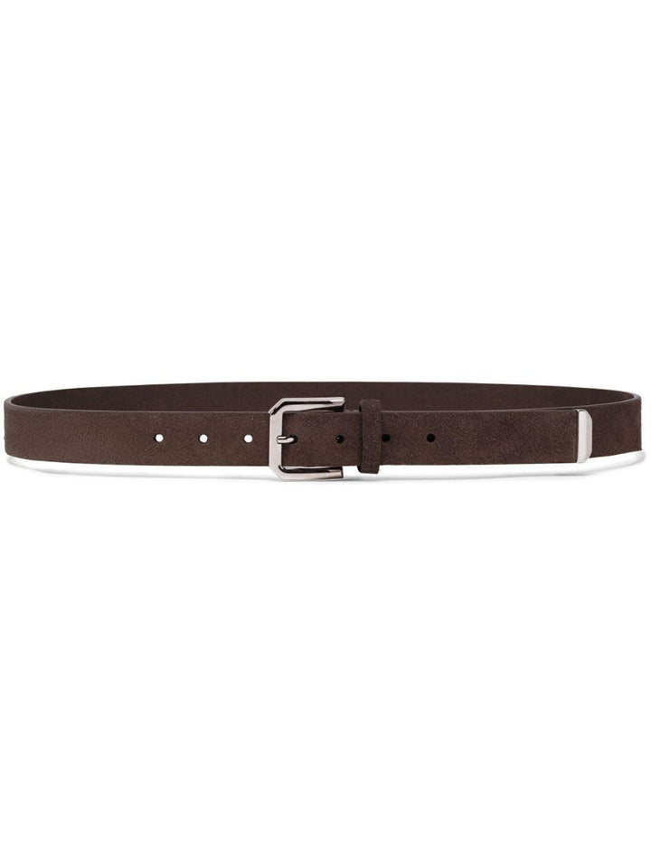 BRUNELLO CUCINELLI Leather Belt with Adjustable Fit - SleekGait