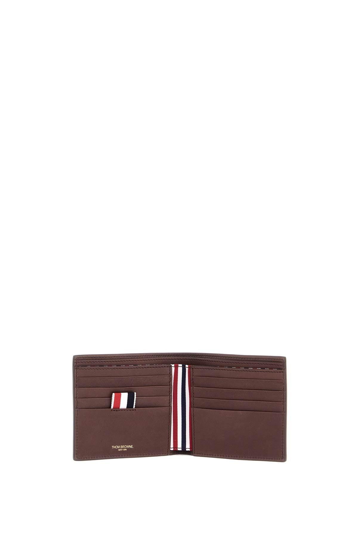 THOM BROWNE Mini Compact Calfskin Wallet with Slots - SleekGait