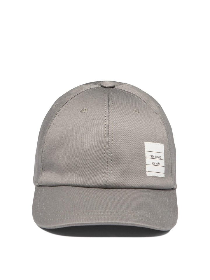 THOM BROWNE Signature Logo Patch Baseball Cap - SleekGait