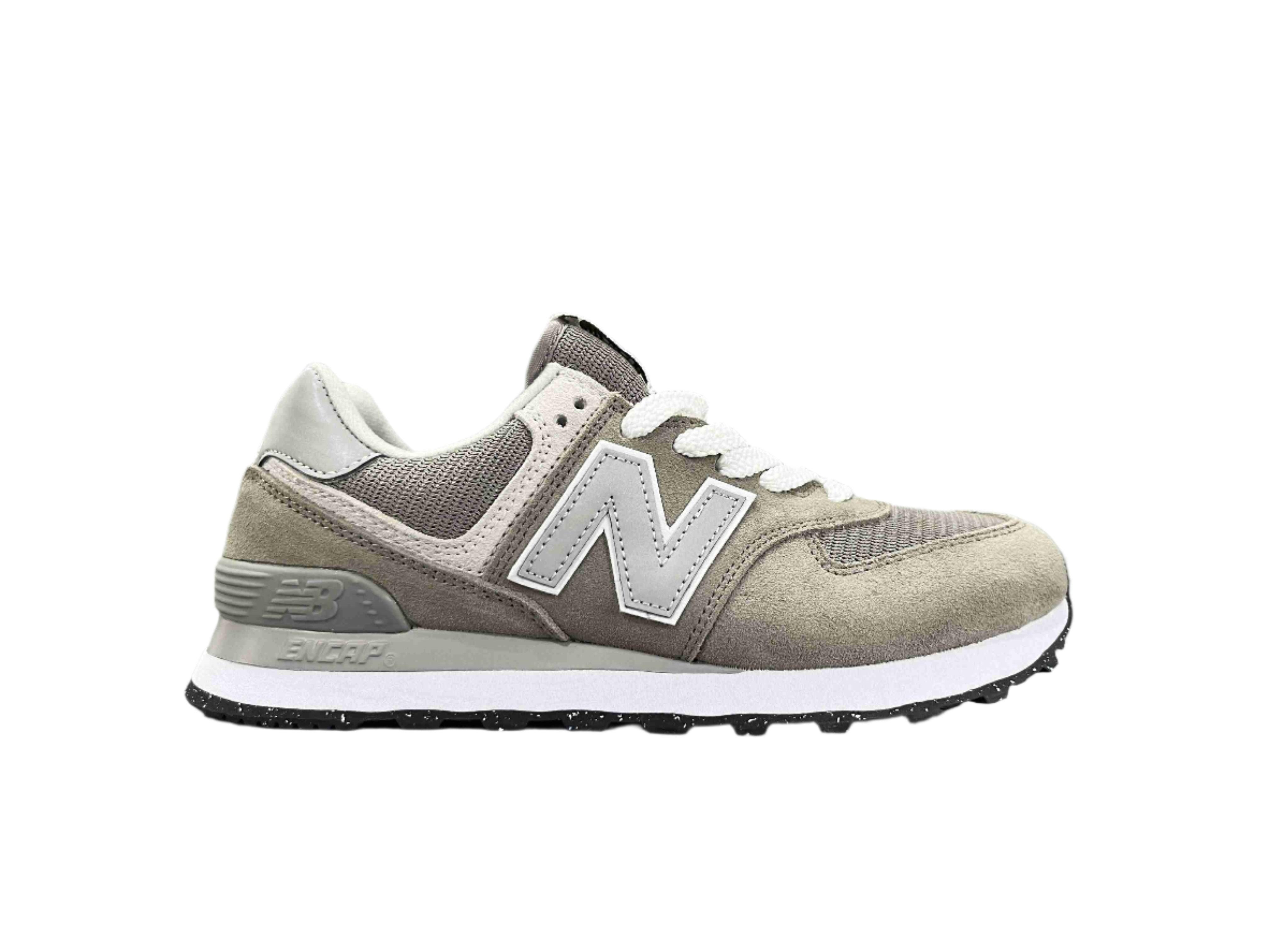 New Balance 574 Grey White - SleekGait