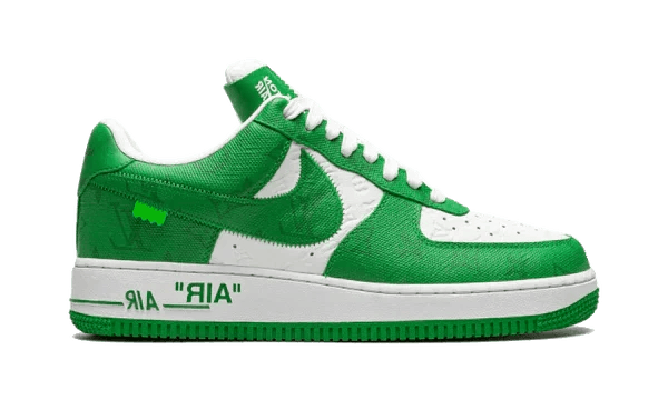 Nike Air Force 1 Low Louis Vuitton White Green - SleekGait