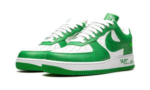 Nike Air Force 1 Low Louis Vuitton White Green - SleekGait