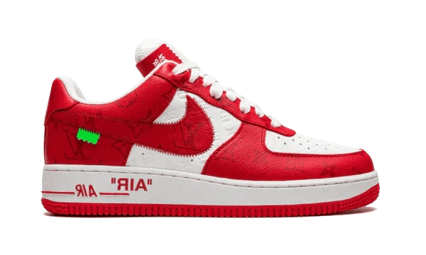 Nike Air Force 1 Low Louis Vuitton White Red - SleekGait