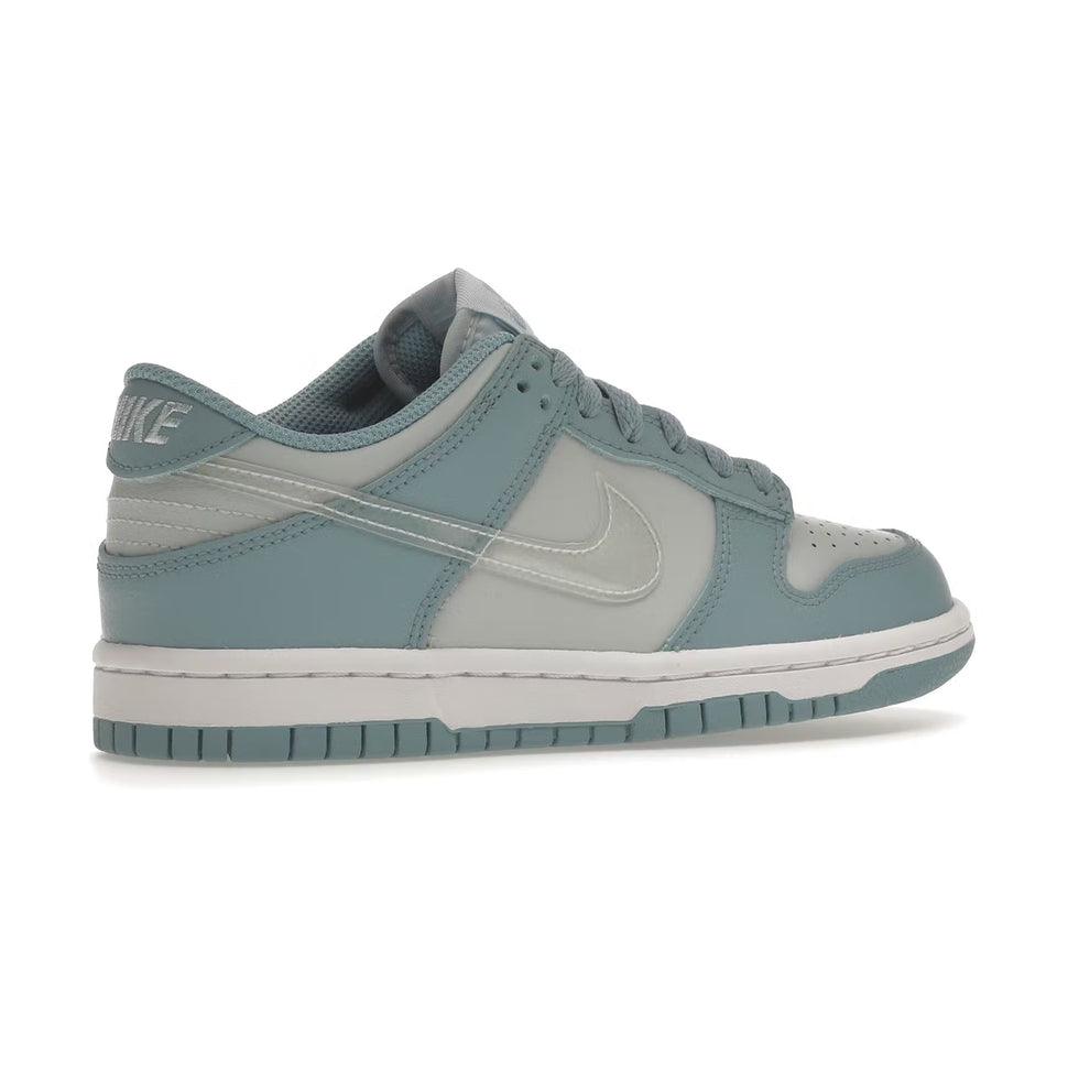 NIKE DUNK LOW AURA CLEAR BLUE SWOOSH GS - SleekGait