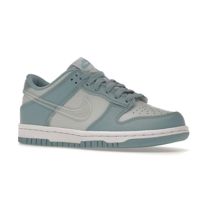 NIKE DUNK LOW AURA CLEAR BLUE SWOOSH GS - SleekGait