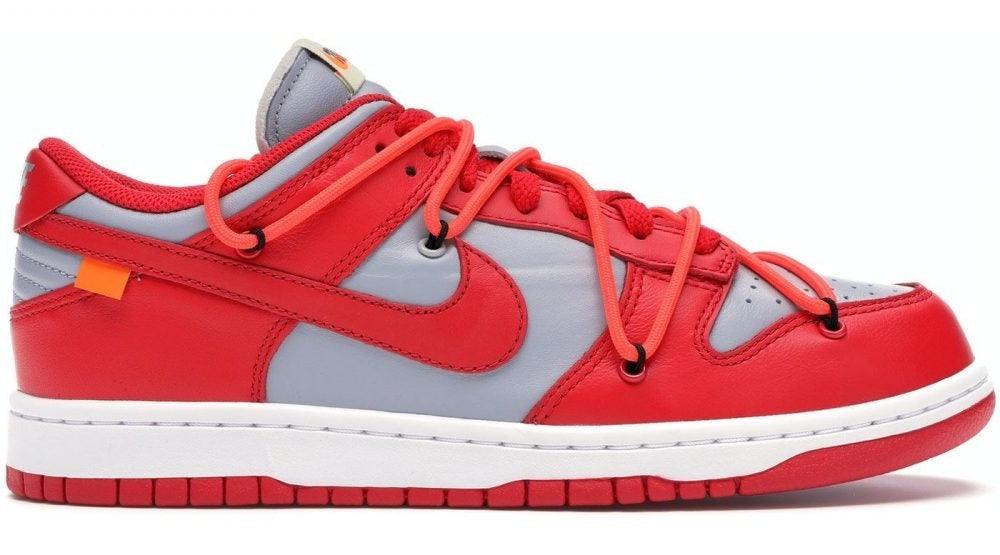 NIKE DUNK SB LOW X OFF WHITE “UNIVERSITY RED” - SleekGait