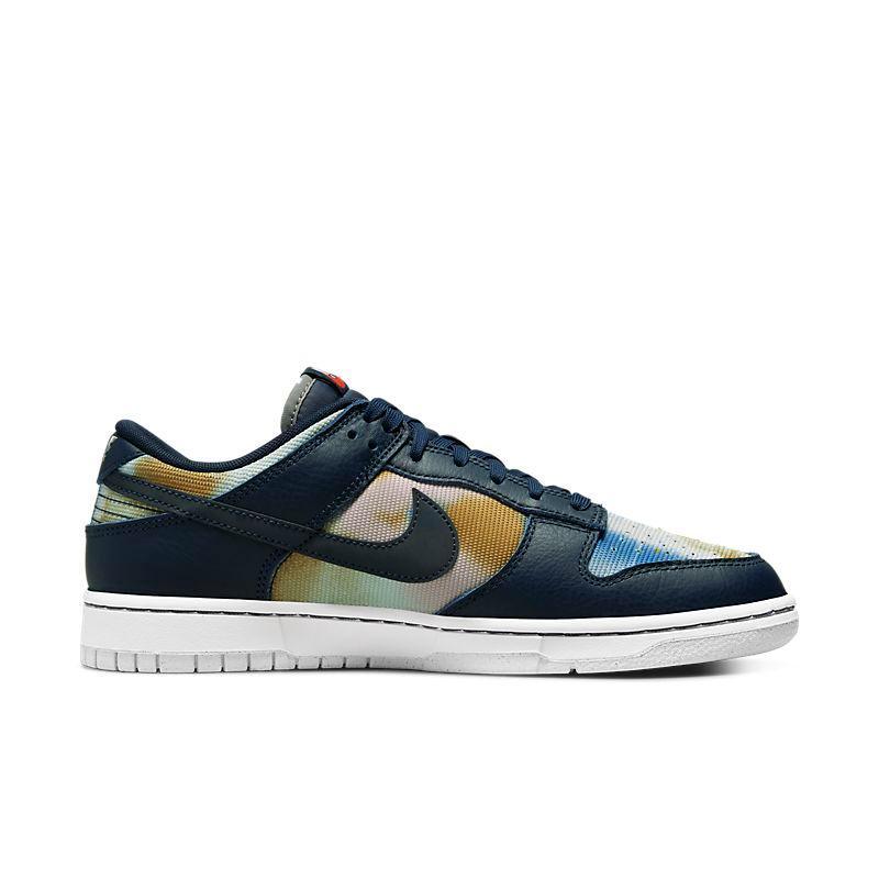 Nike Dunk Low Graffiti Navy - SleekGait