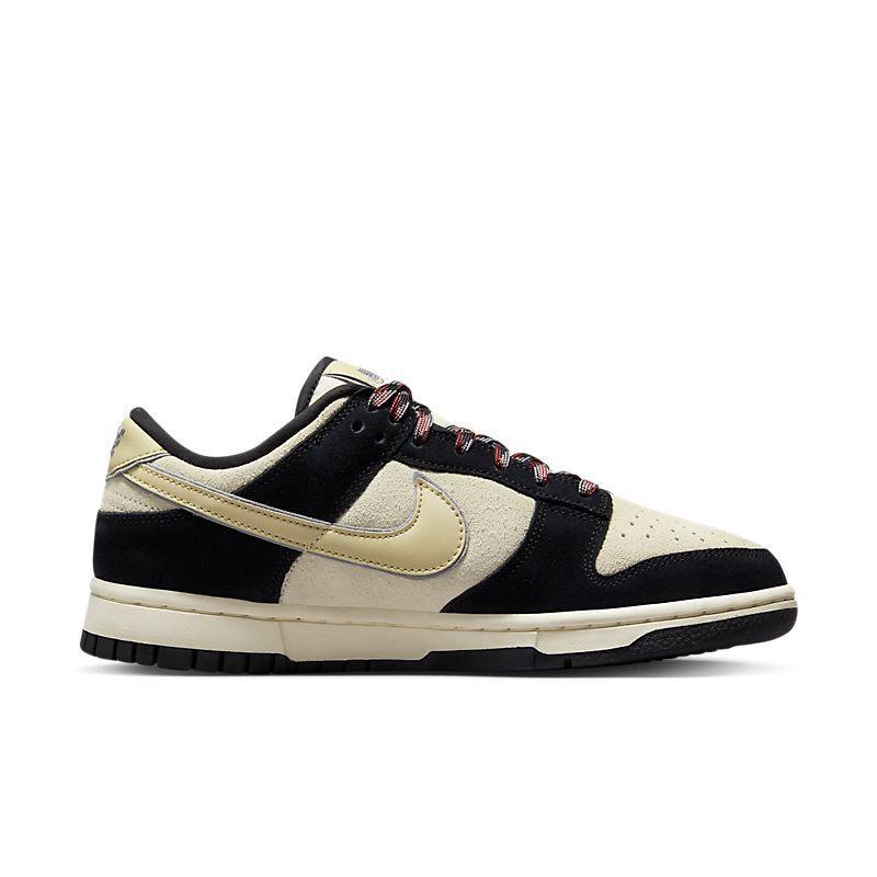 Nike Dunk Low LX Black Suede Team Gold - SleekGait