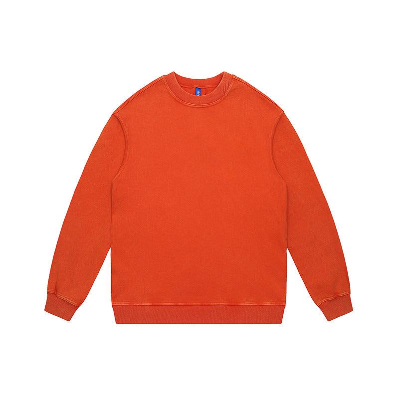 Round Neck Sweater Batik Craft Wash Pullover - SleekGait