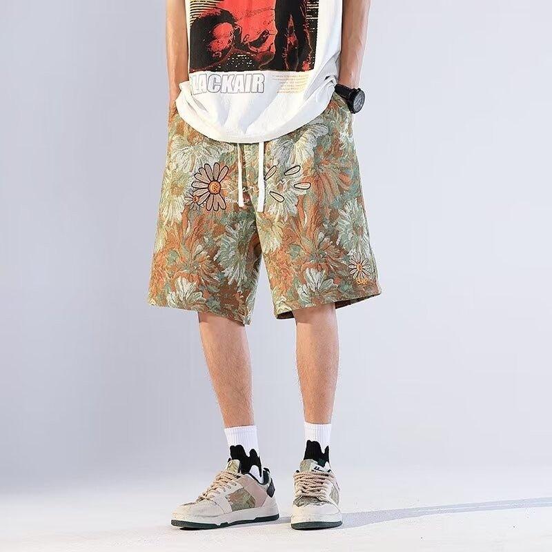 American Retro Shorts Men's Summer Japanese Ins Beach Pants - SleekGait