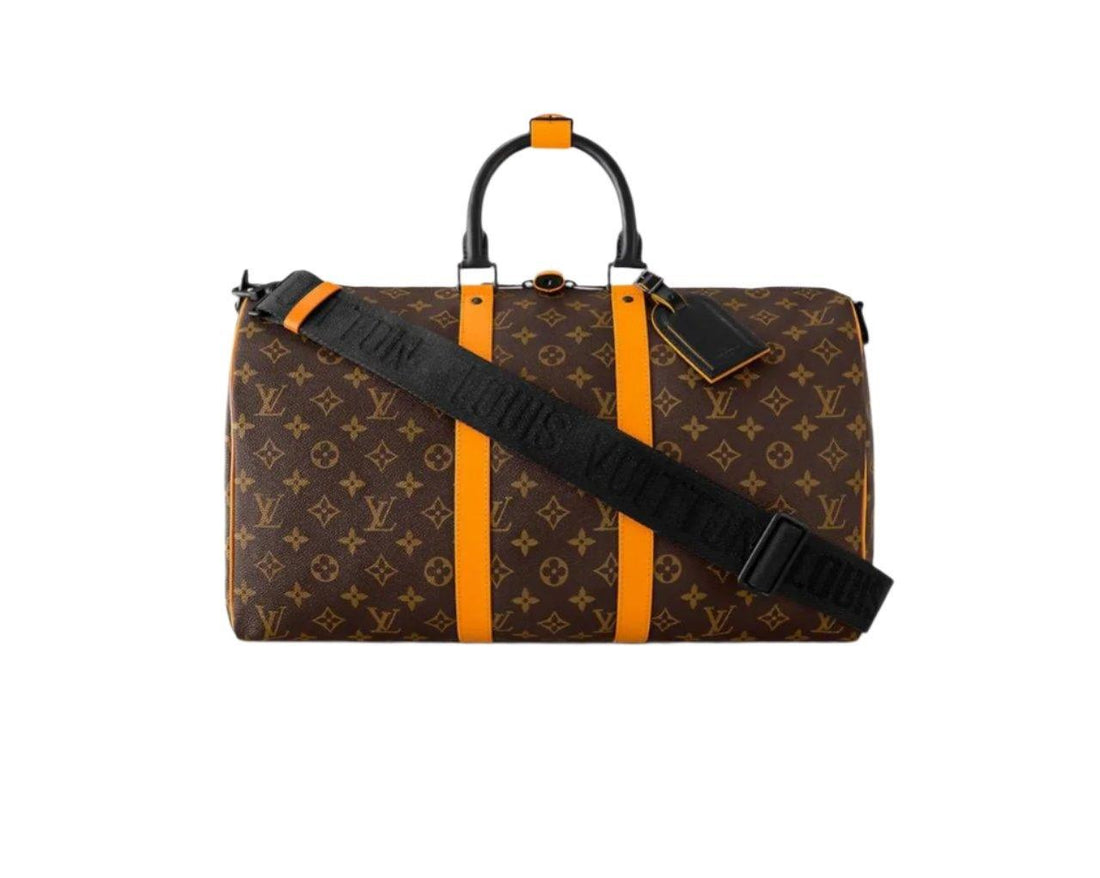 Louis Vuitton Monogram Macassar Keepall Bandoulière 25