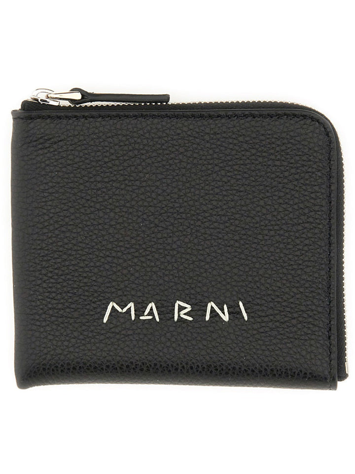 MARNI Mini Leather Wallet for Men