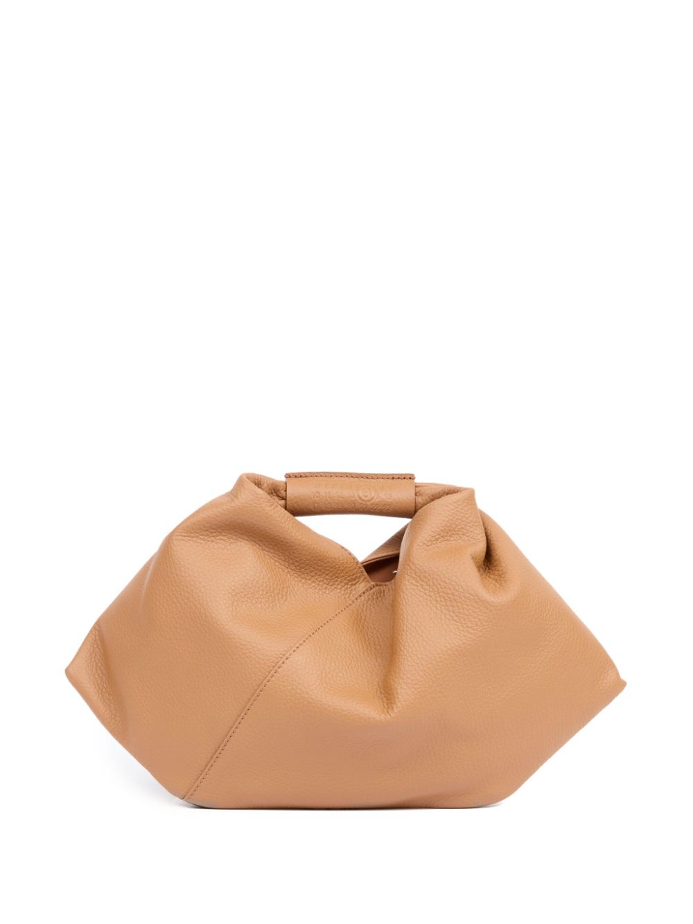 MM6 MAISON MARGIELA Draped Mini Handbag with Rolled Top Handle