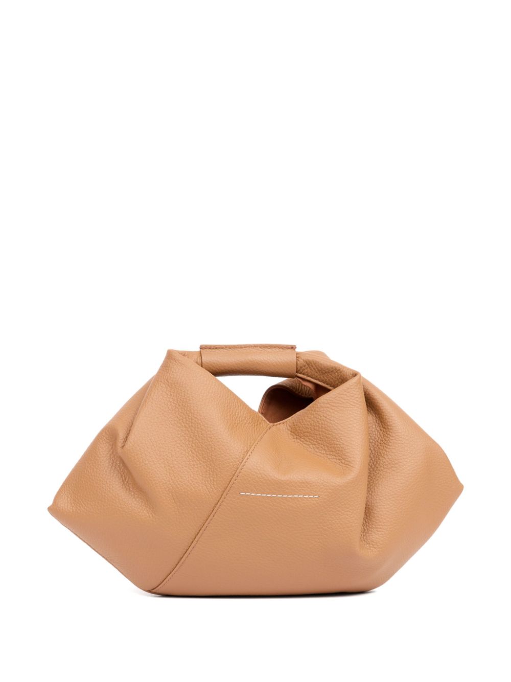 MM6 MAISON MARGIELA Draped Mini Handbag with Rolled Top Handle