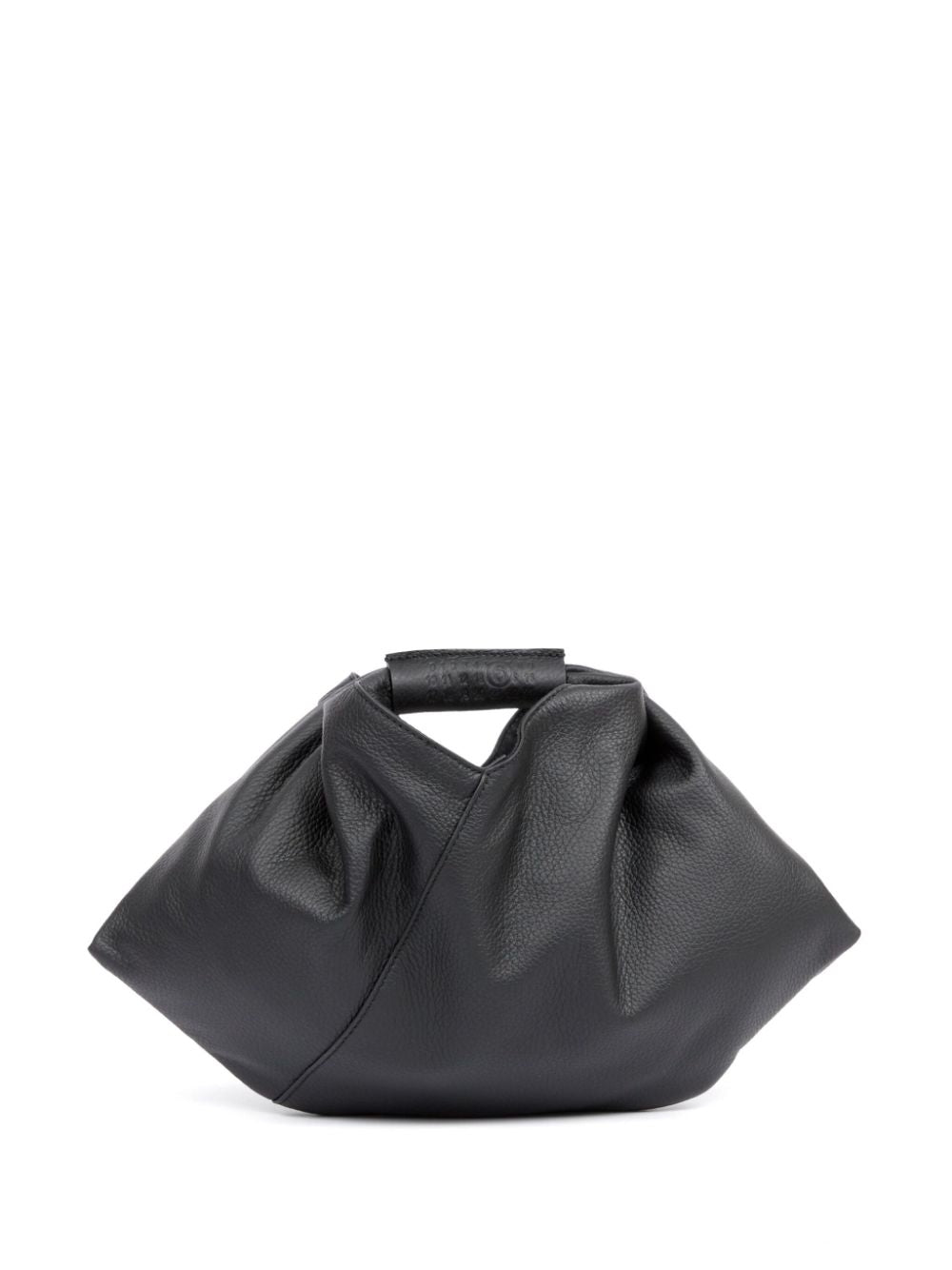 MM6 MAISON MARGIELA Draped Mini Handbag with Rolled Top Handle